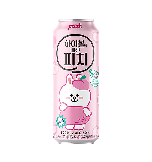 韓國 CONY兔兔 水蜜桃 Highball LineFriend 聯名款