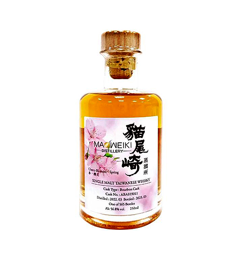 貓尾崎 春櫻花 波本單桶 單一麥芽威士忌
