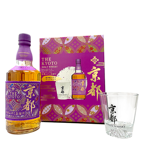 京都酒造 西陣織紫帶 禮盒