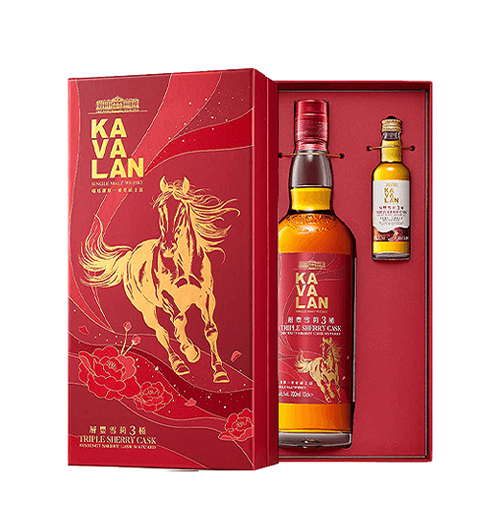 噶瑪蘭 馬年 層豐雪莉三桶 禮盒