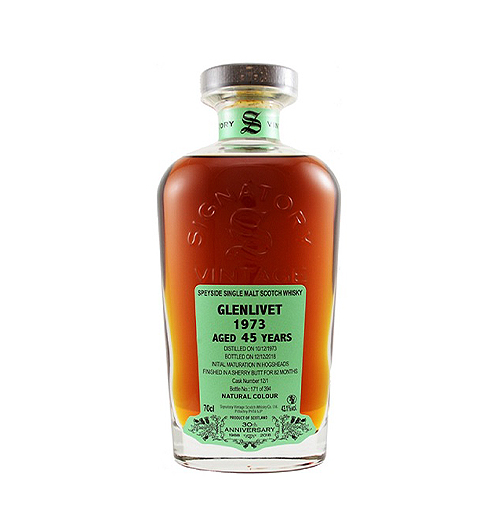 格蘭利威 45年 1973  聖弗力 30周年紀念 單一麥芽威士忌
